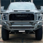 Gray truck with gray bumper